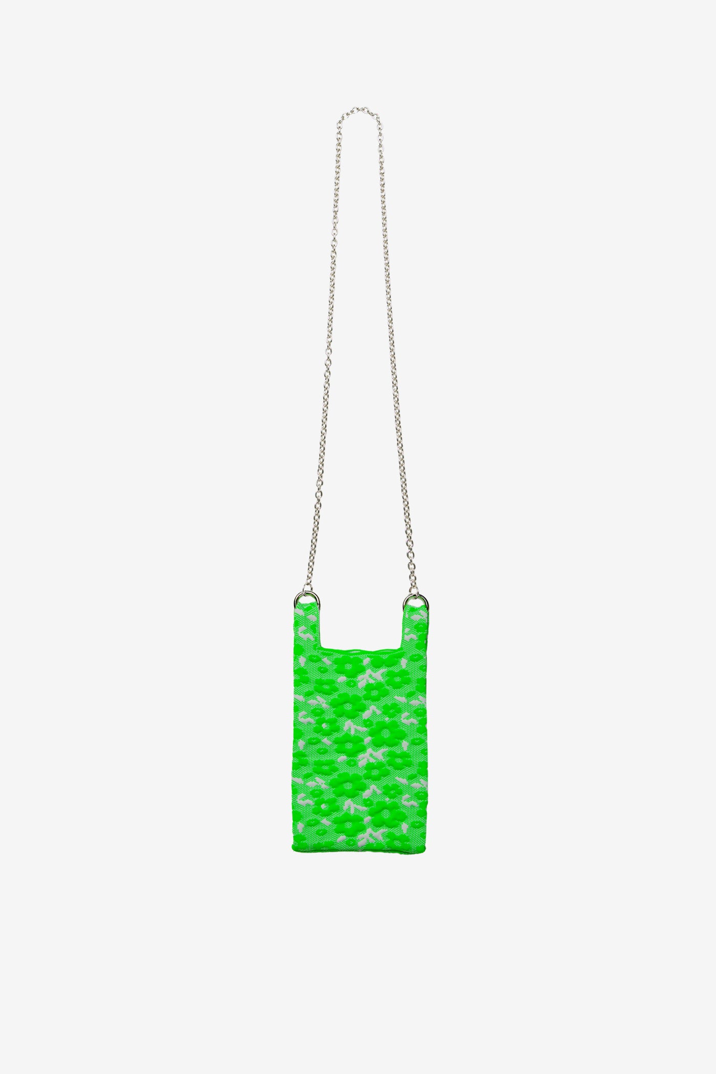 KOMON MARKET BAG MINI / NEON GREEN × IVORY