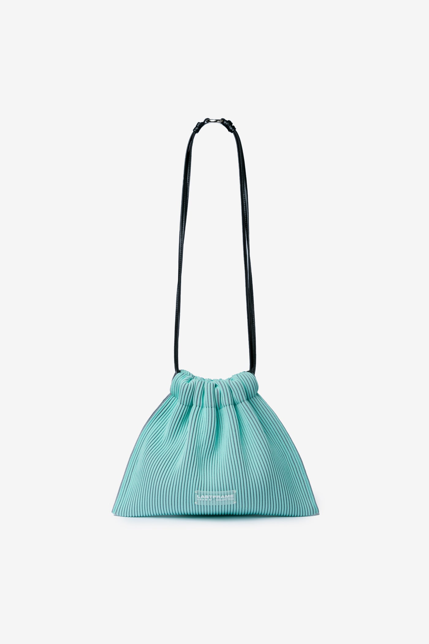 KASANE SACK BAG / MINT GREEN × GRAY