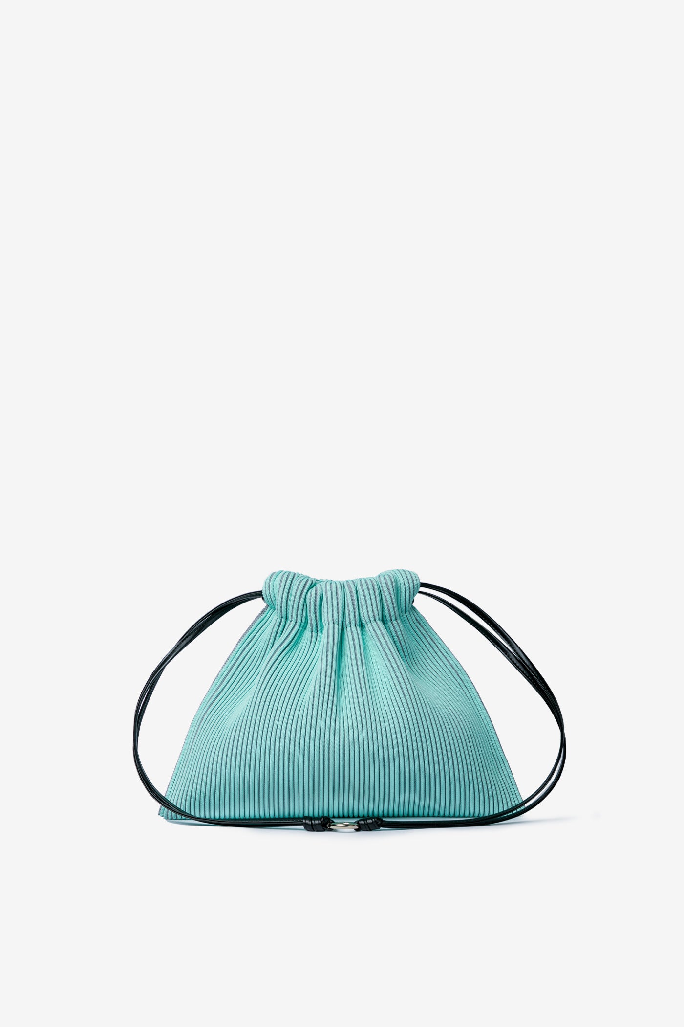 KASANE SACK BAG / MINT GREEN × GRAY