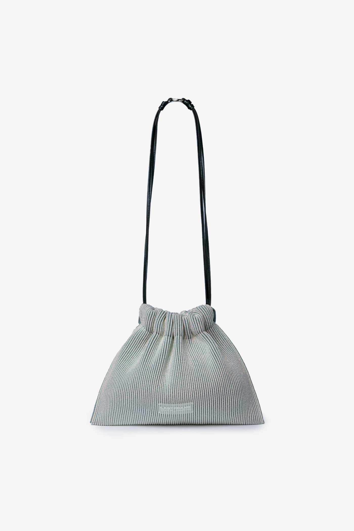 KYOTO METALLIC SACK BAG / HOLOGRAM × GRAY