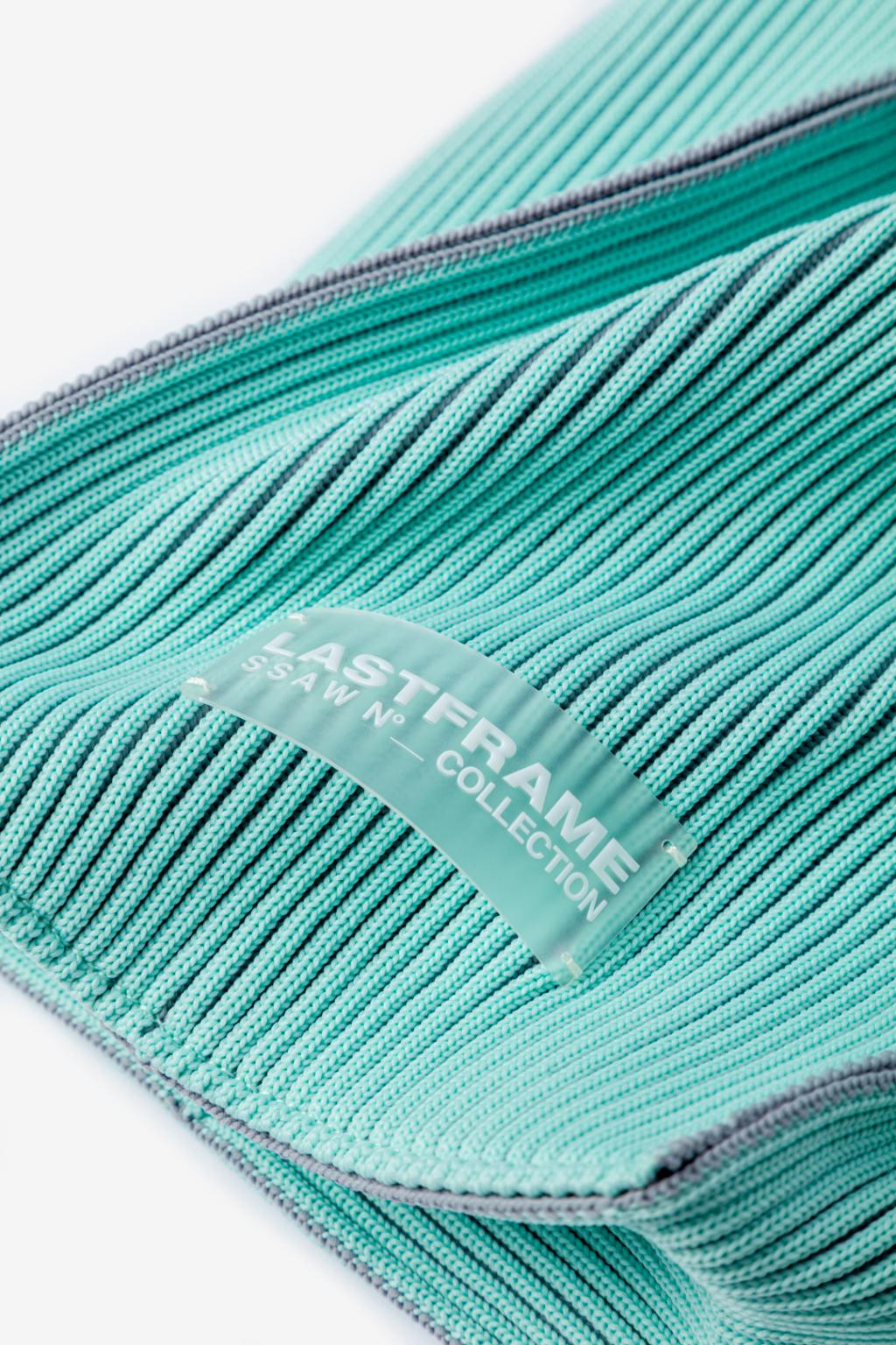 KASANE REVERSIBLE TASUKI TOTE MINI / MINT GREEN × GRAY