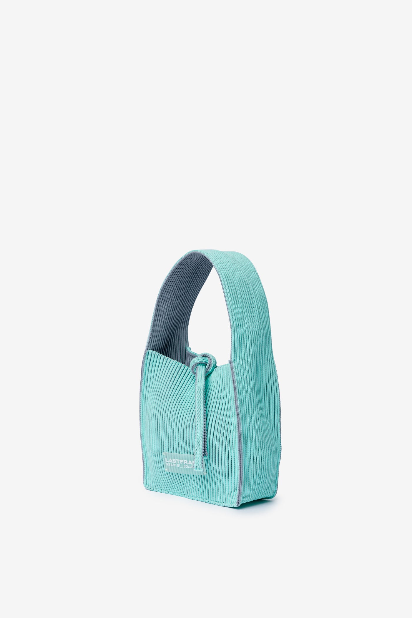 KASANE REVERSIBLE TASUKI TOTE MINI / MINT GREEN × GRAY