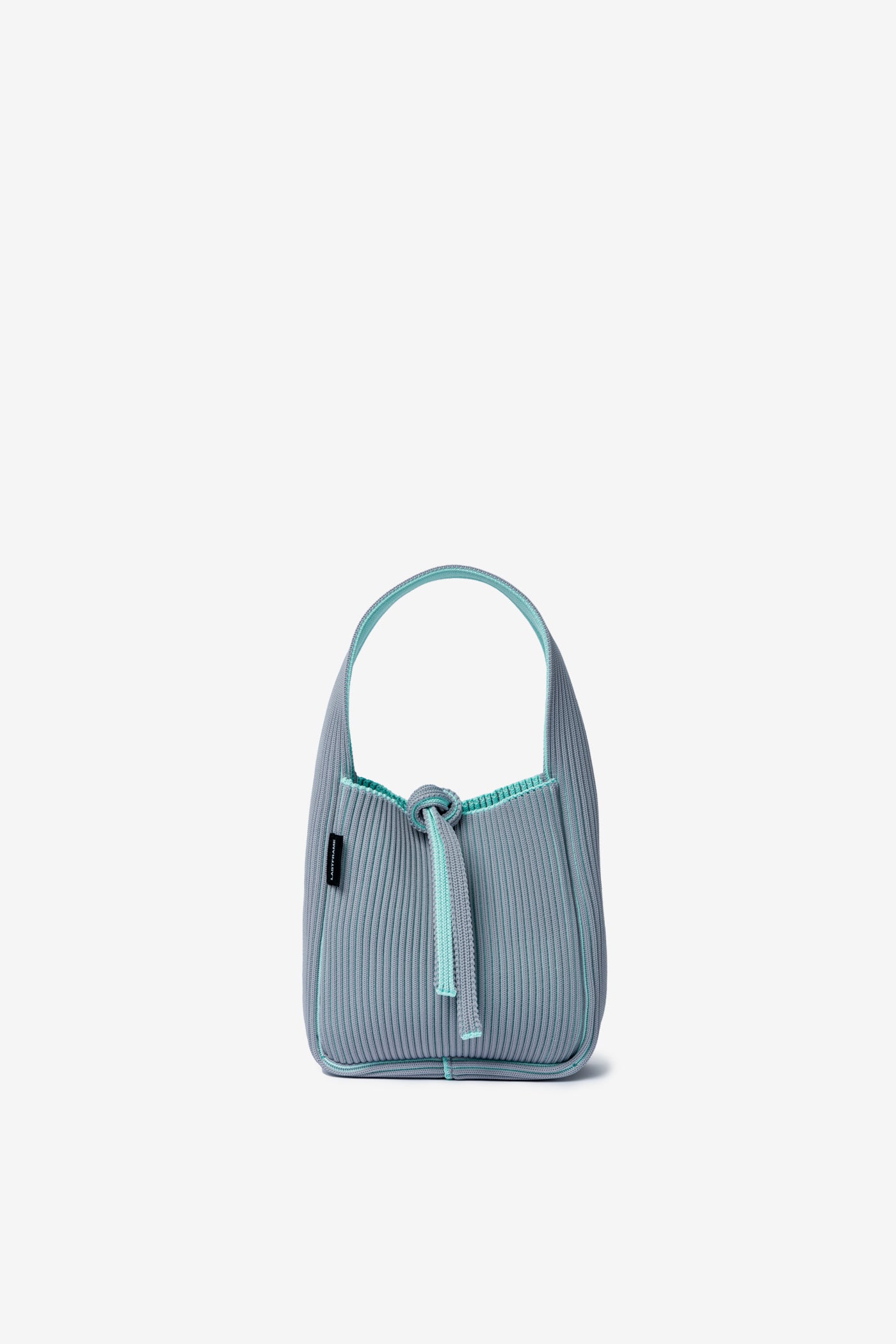 KASANE REVERSIBLE TASUKI TOTE MINI / MINT GREEN × GRAY