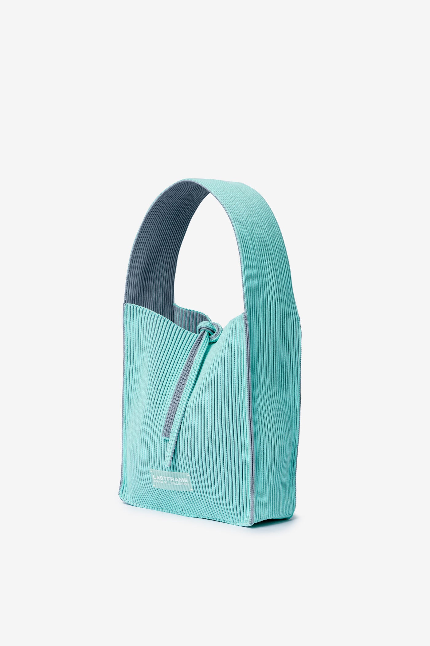 KASANE REVERSIBLE TASUKI TOTE SMALL / MINT GREEN × GRAY