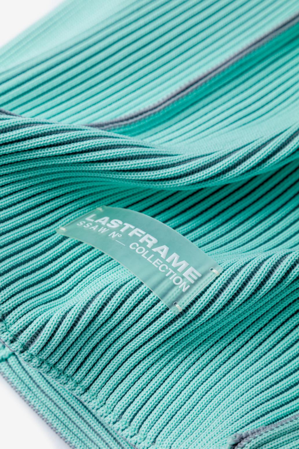 KASANE REVERSIBLE TASUKI TOTE SMALL / MINT GREEN × GRAY