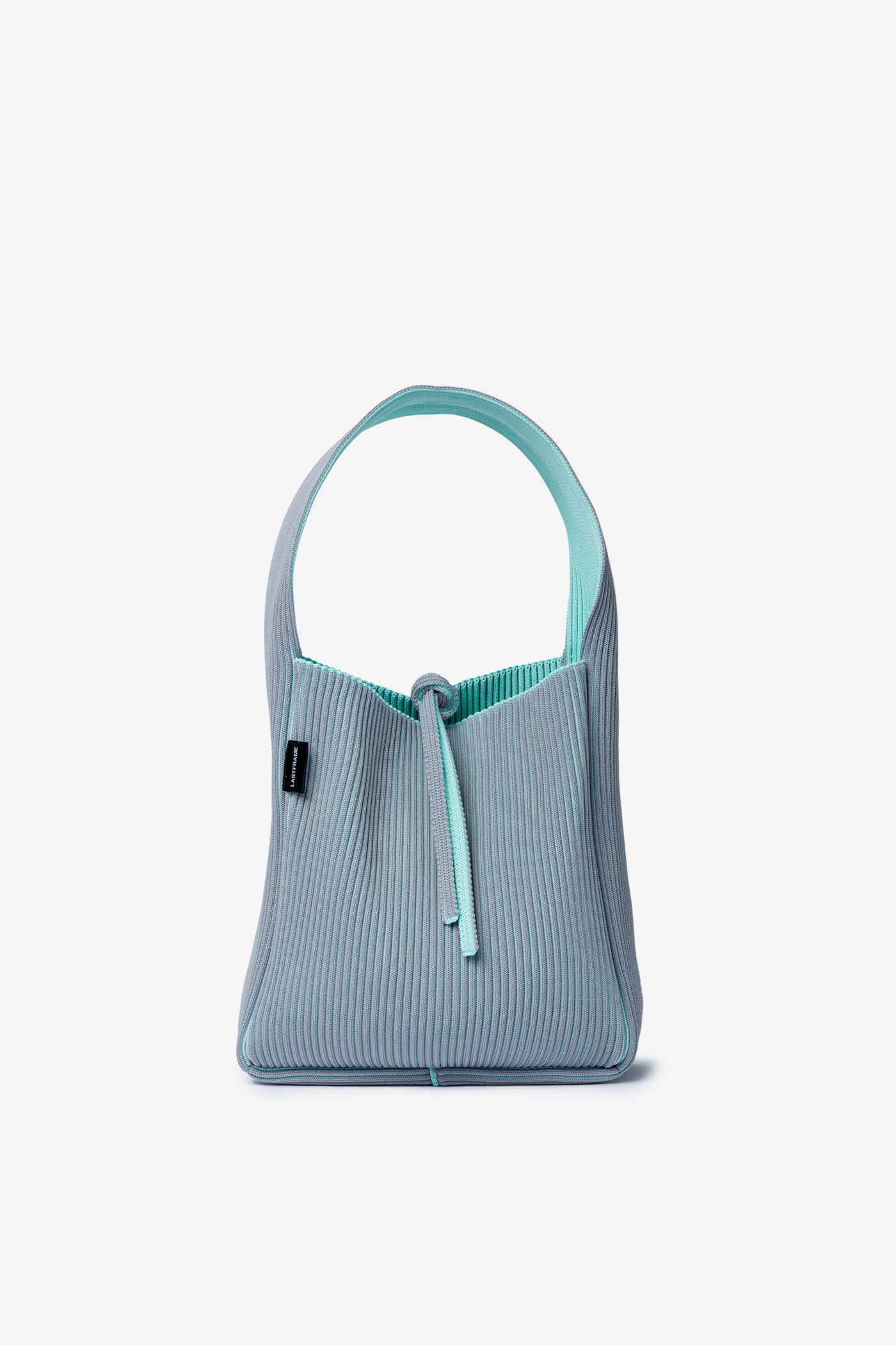 KASANE REVERSIBLE TASUKI TOTE SMALL / MINT GREEN × GRAY