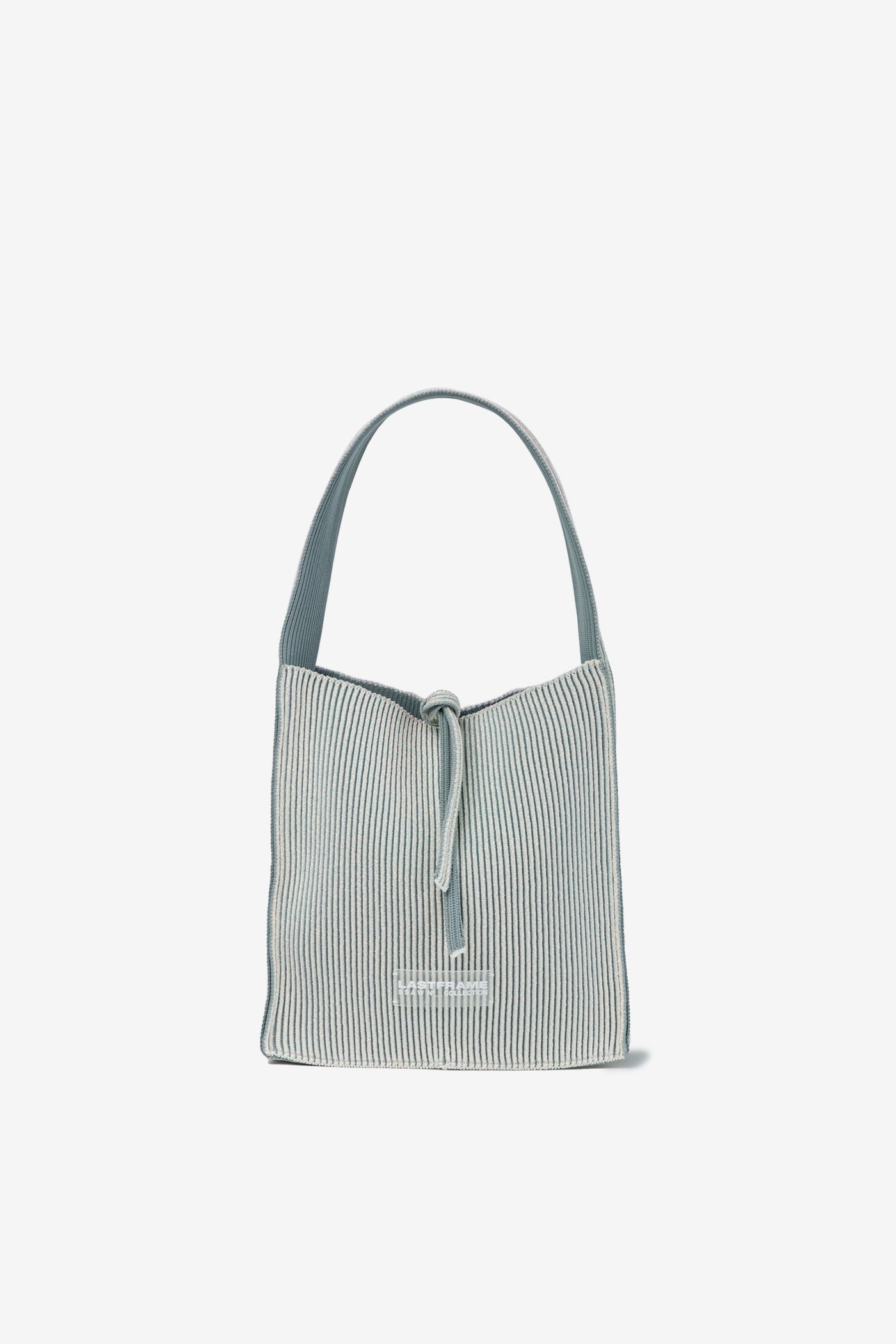 KYOTO METALLIC REVERSIBLE TASUKI TOTE SMALL / HOLOGRAM × GRAY