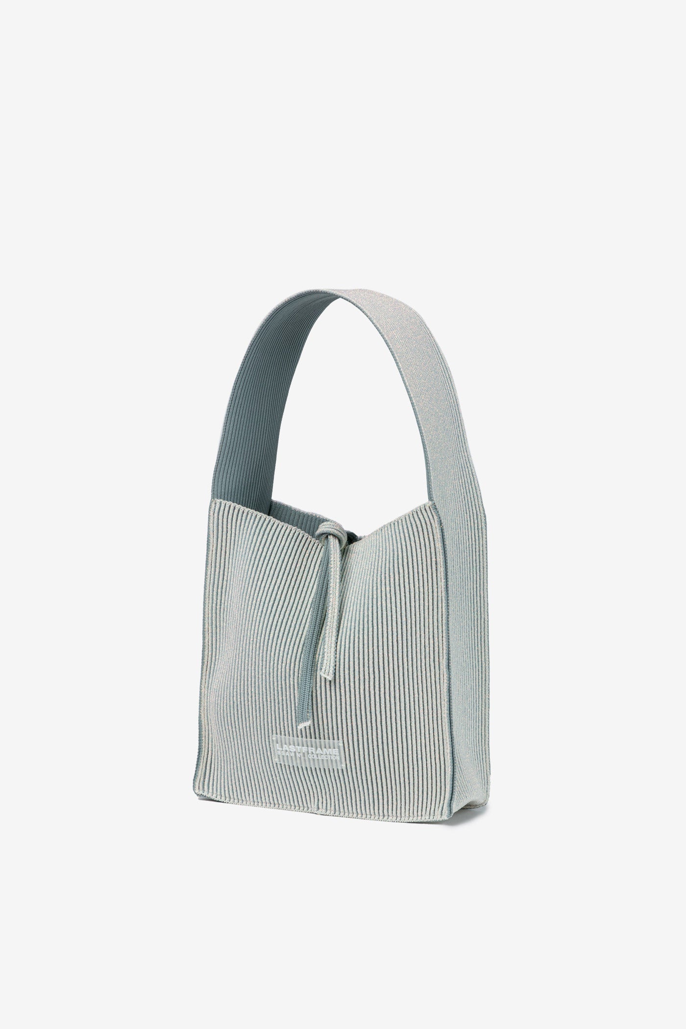KYOTO METALLIC REVERSIBLE TASUKI TOTE SMALL / HOLOGRAM × GRAY