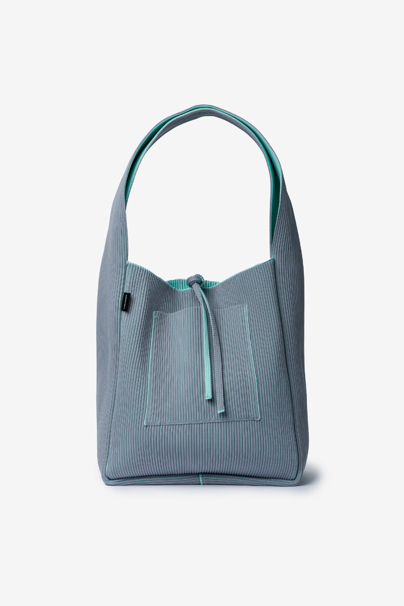 KASANE REVERSIBLE TASUKI TOTE LARGE / MINT GREEN × GRAY