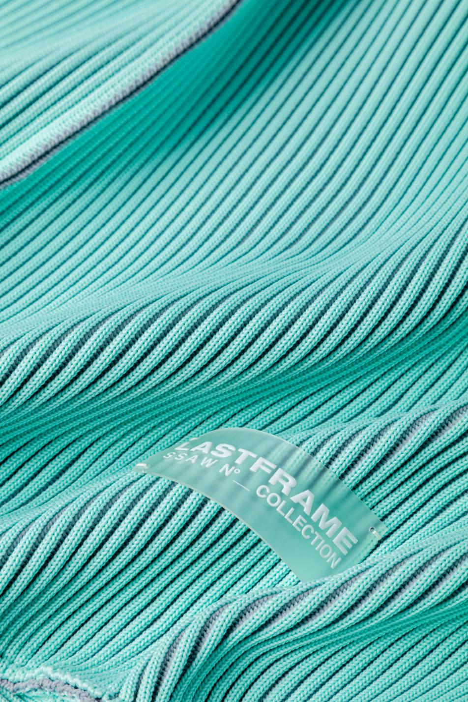 KASANE REVERSIBLE TASUKI TOTE LARGE / MINT GREEN × GRAY