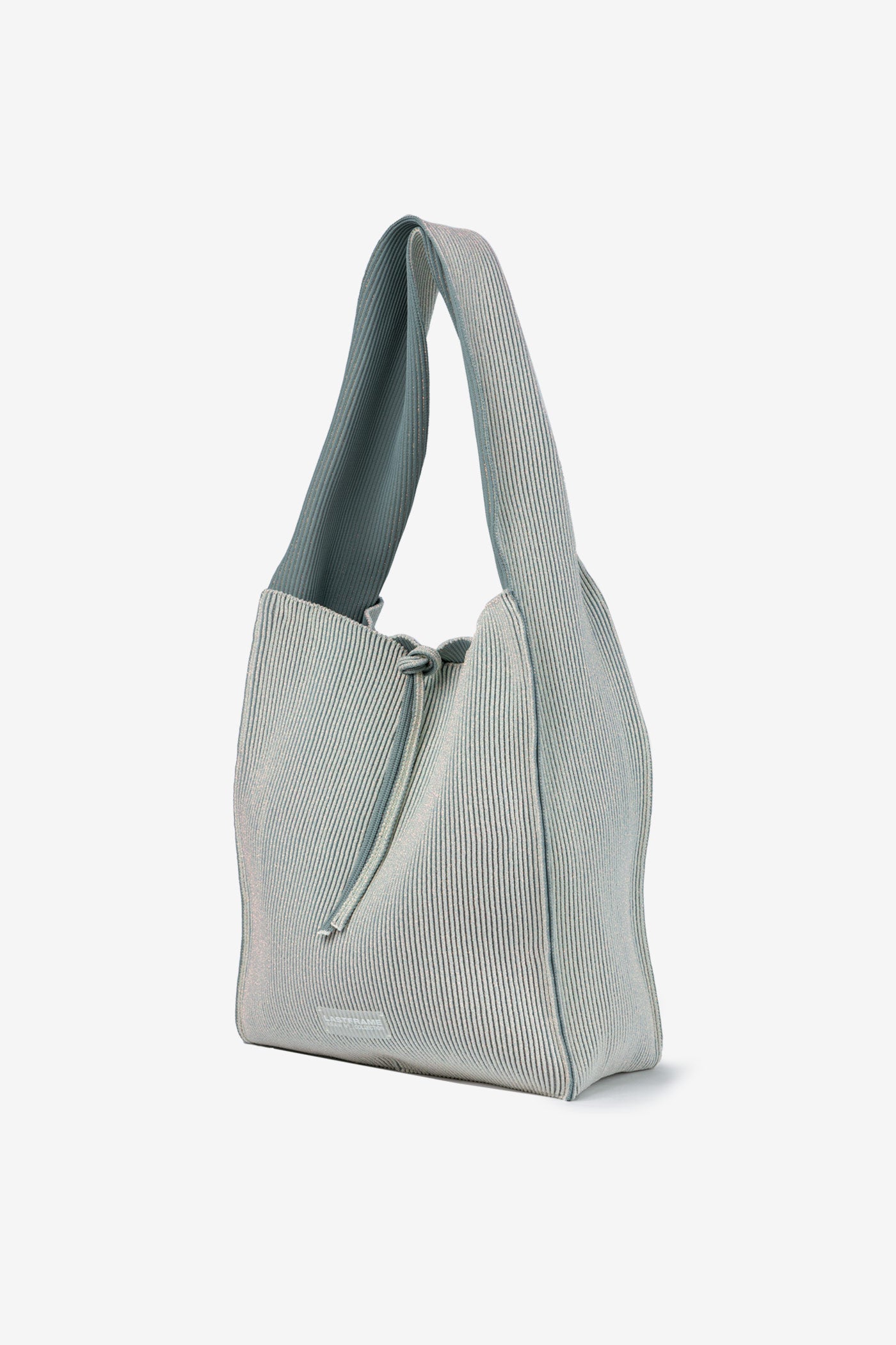 KYOTO METALLIC REVERSIBLE TASUKI TOTE LARGE / HOLOGRAM × GRAY