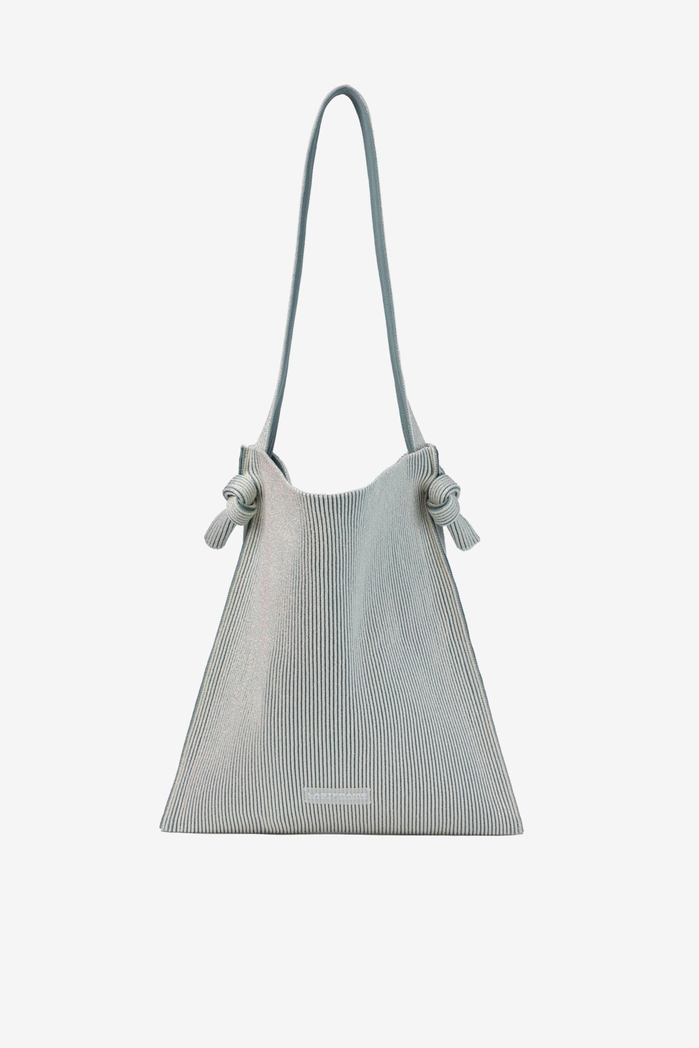 KYOTO METALLIC REVERSIBLE MUSUBI TOTE / HOLOGRAM × GRAY