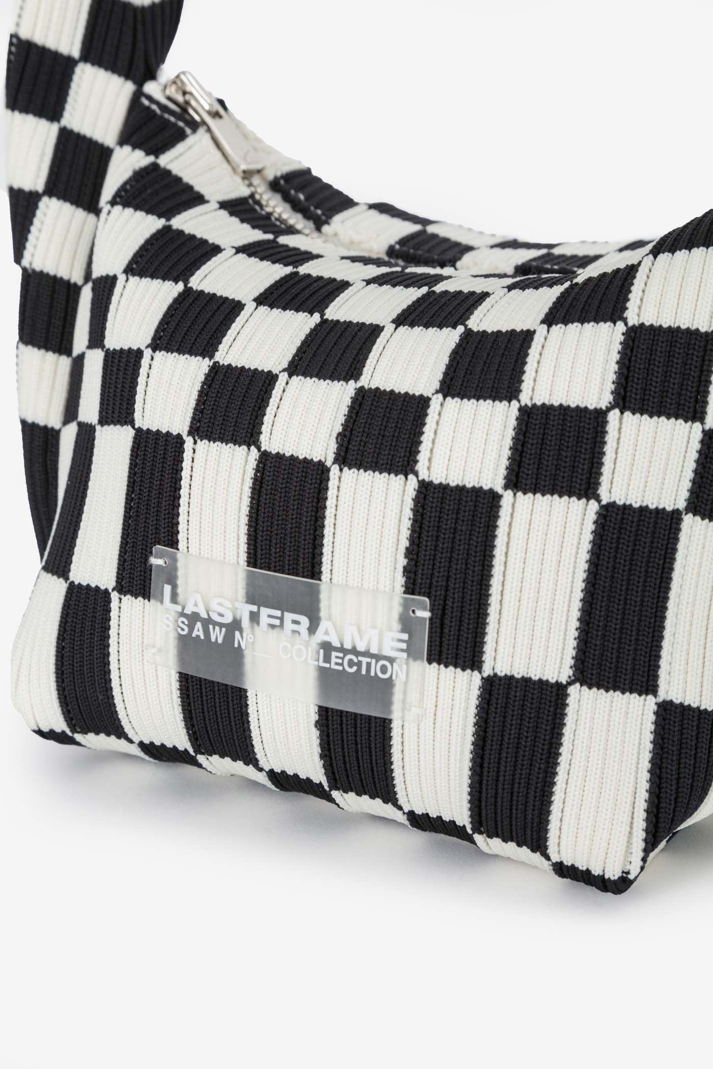 ICHIMATSU HANAKAGO BAG / BLACK × IVORY