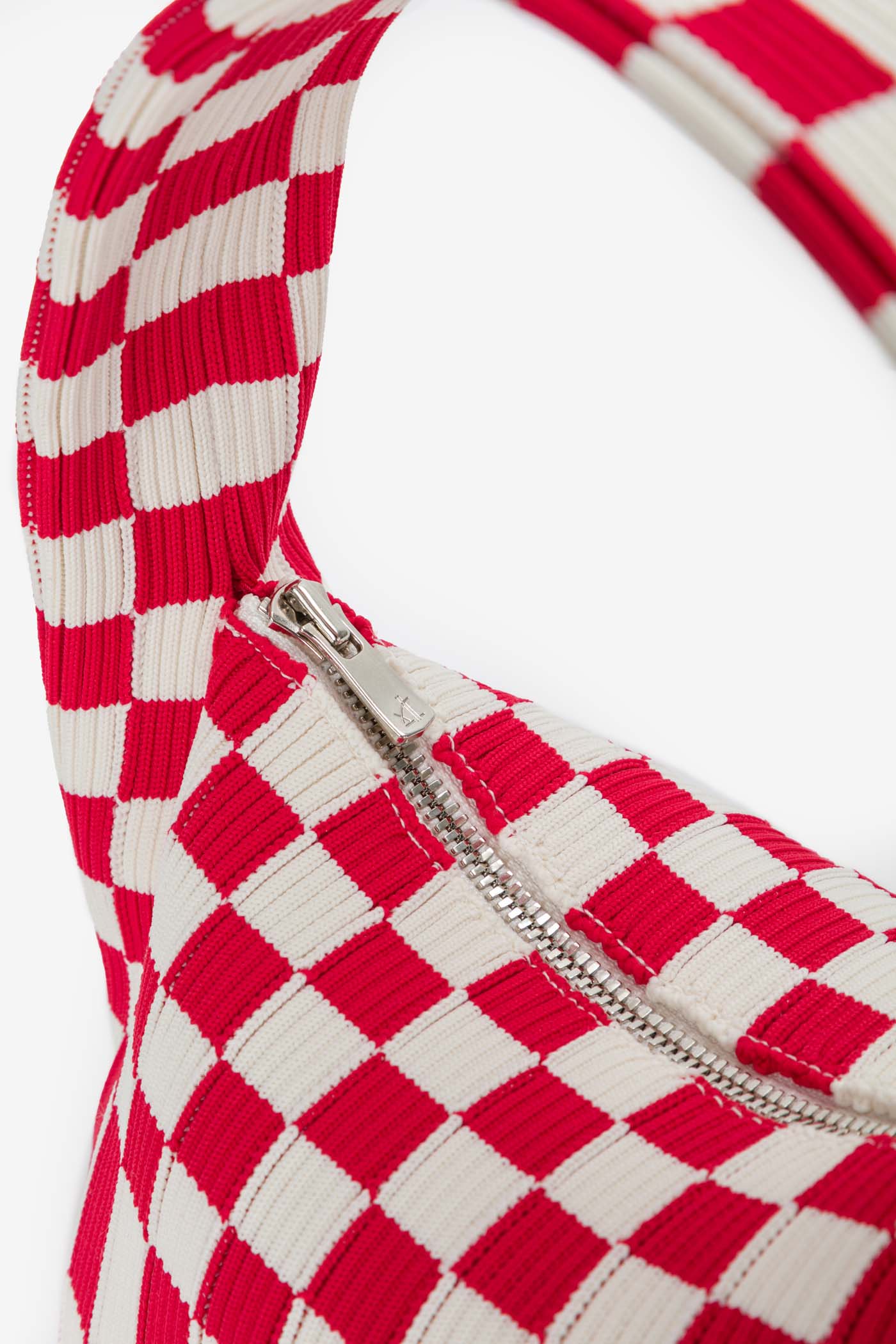 ICHIMATSU HANAKAGO BAG / RED × IVORY