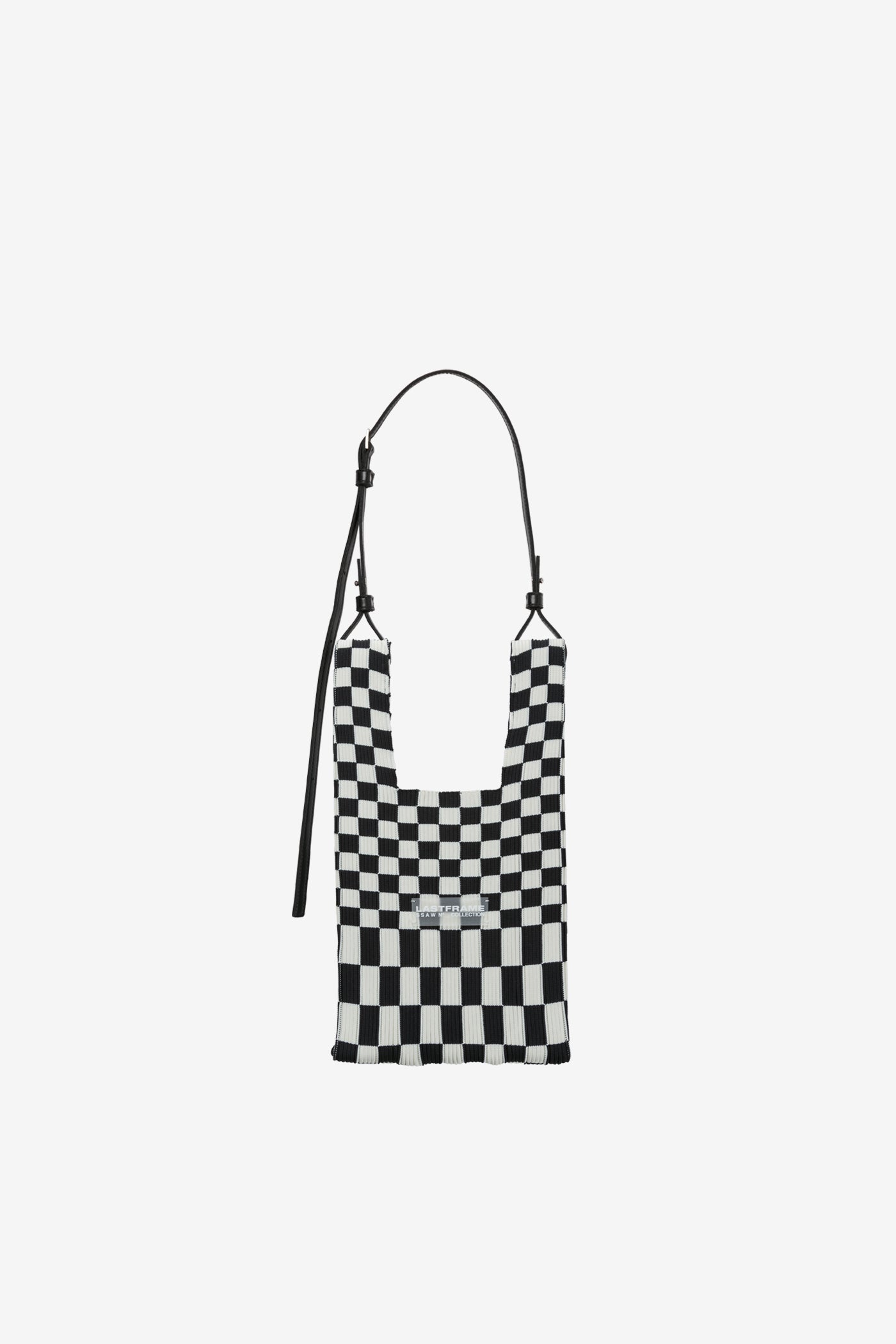 ICHIMATSU MARKET BAG SMALL / BLACK × IVORY