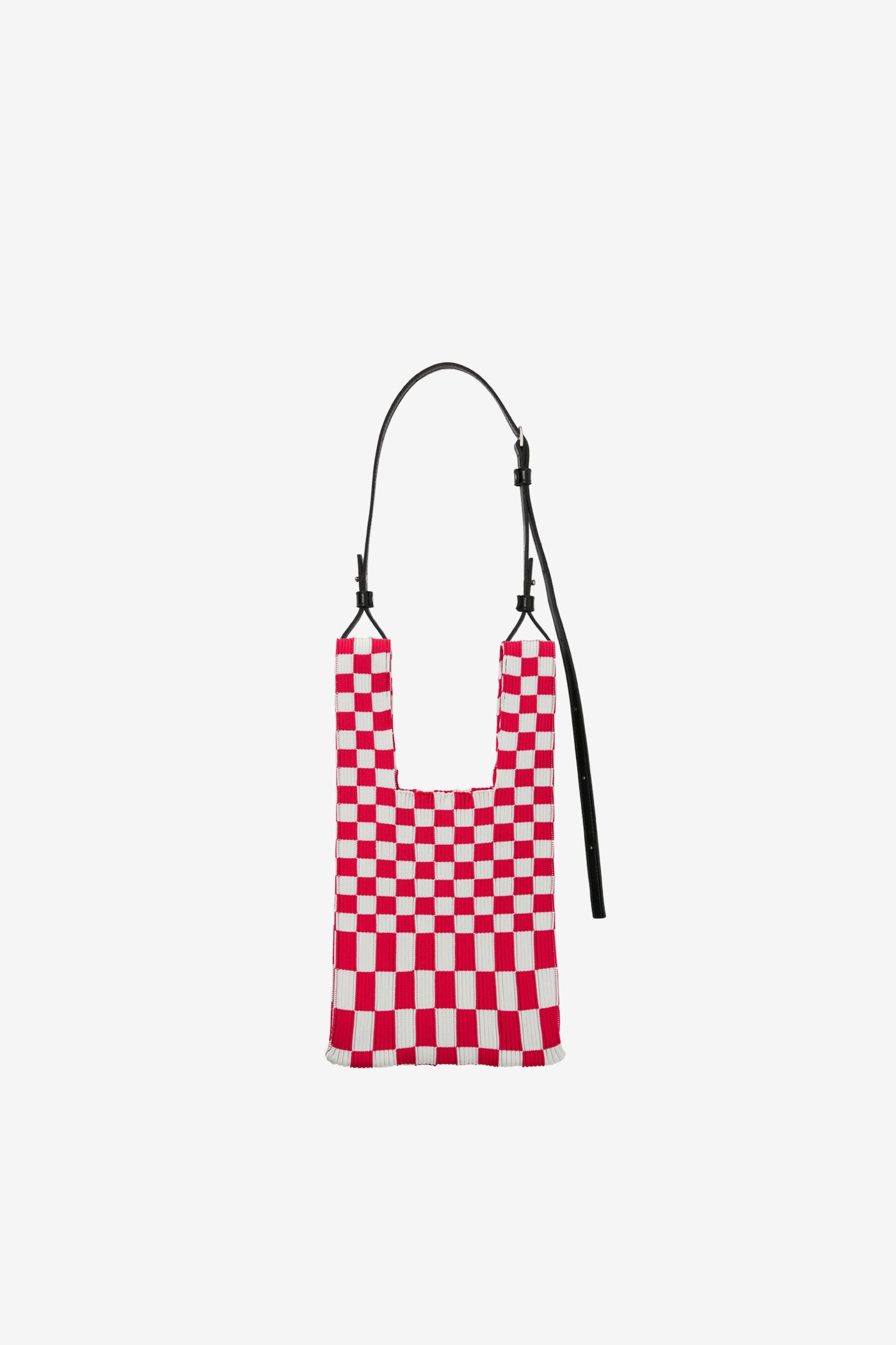 ICHIMATSU MARKET BAG SMALL / RED × IVORY