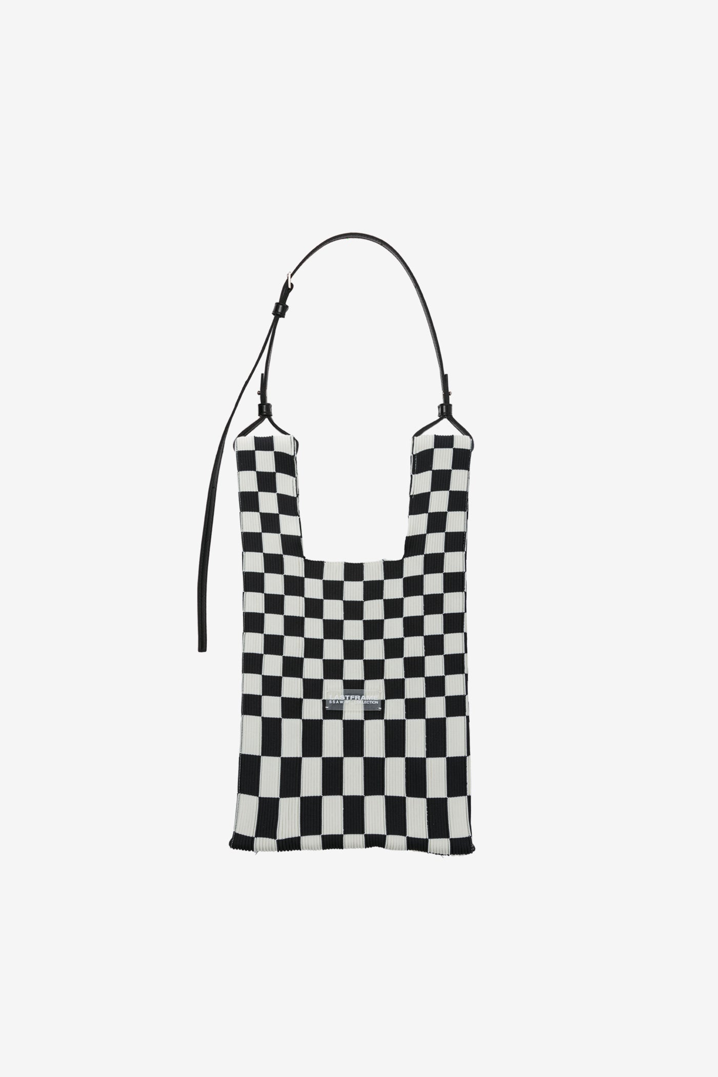 ICHIMATSU MARKET BAG MEDIUM / BLACK × IVORY