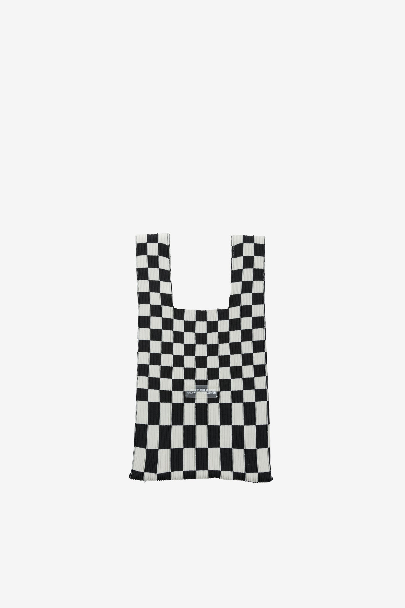 ICHIMATSU MARKET BAG MEDIUM / BLACK × IVORY