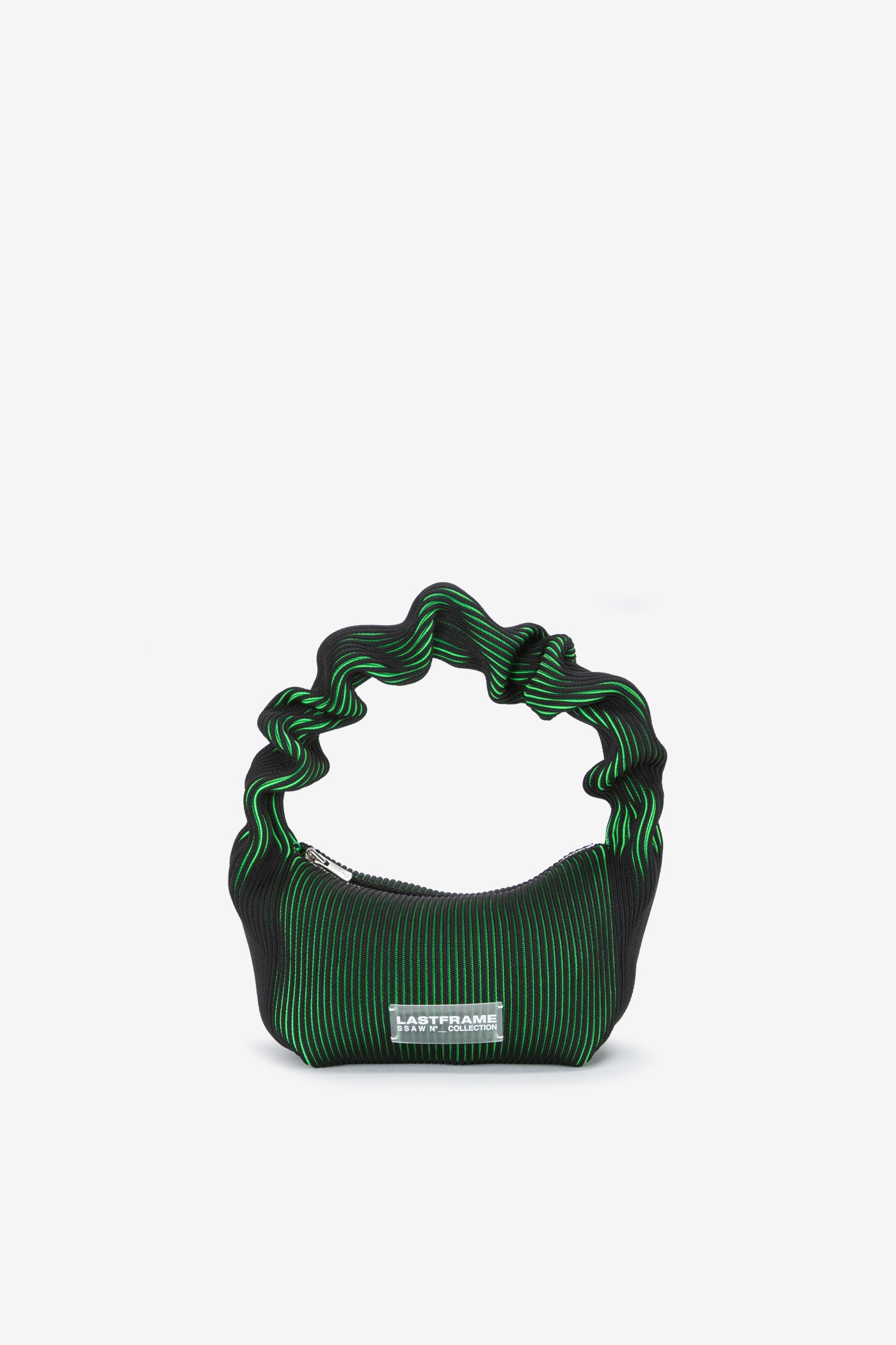 KASANE KUSHU KUSHU BAG / BLACK × NEON GREEN