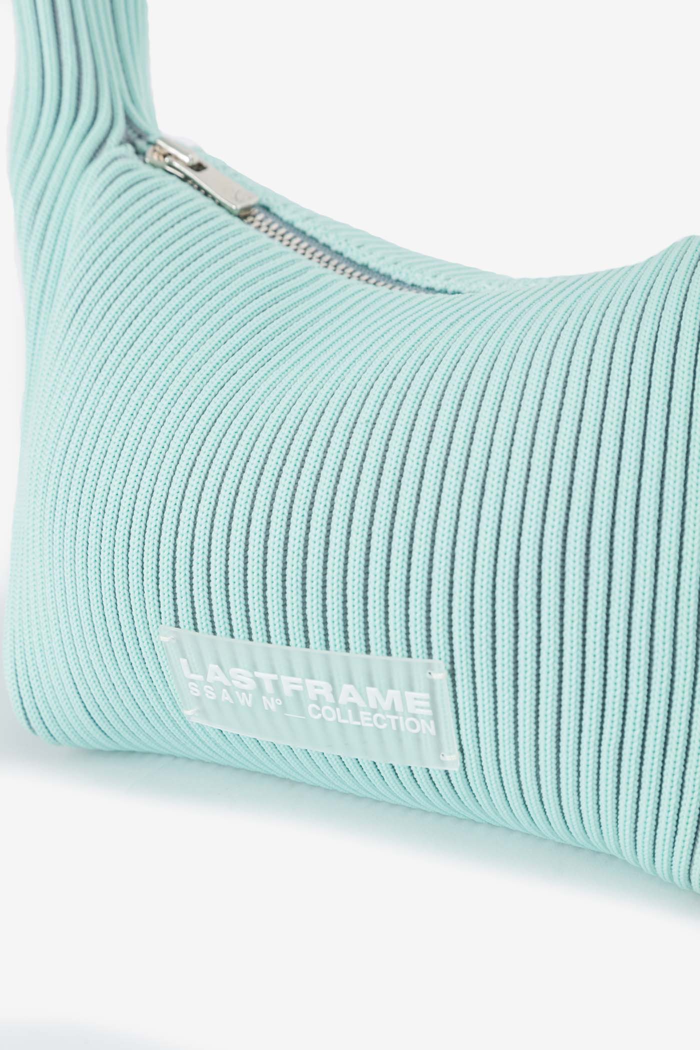 KASANE KUSHU KUSHU BAG / MINT GREEN × GRAY