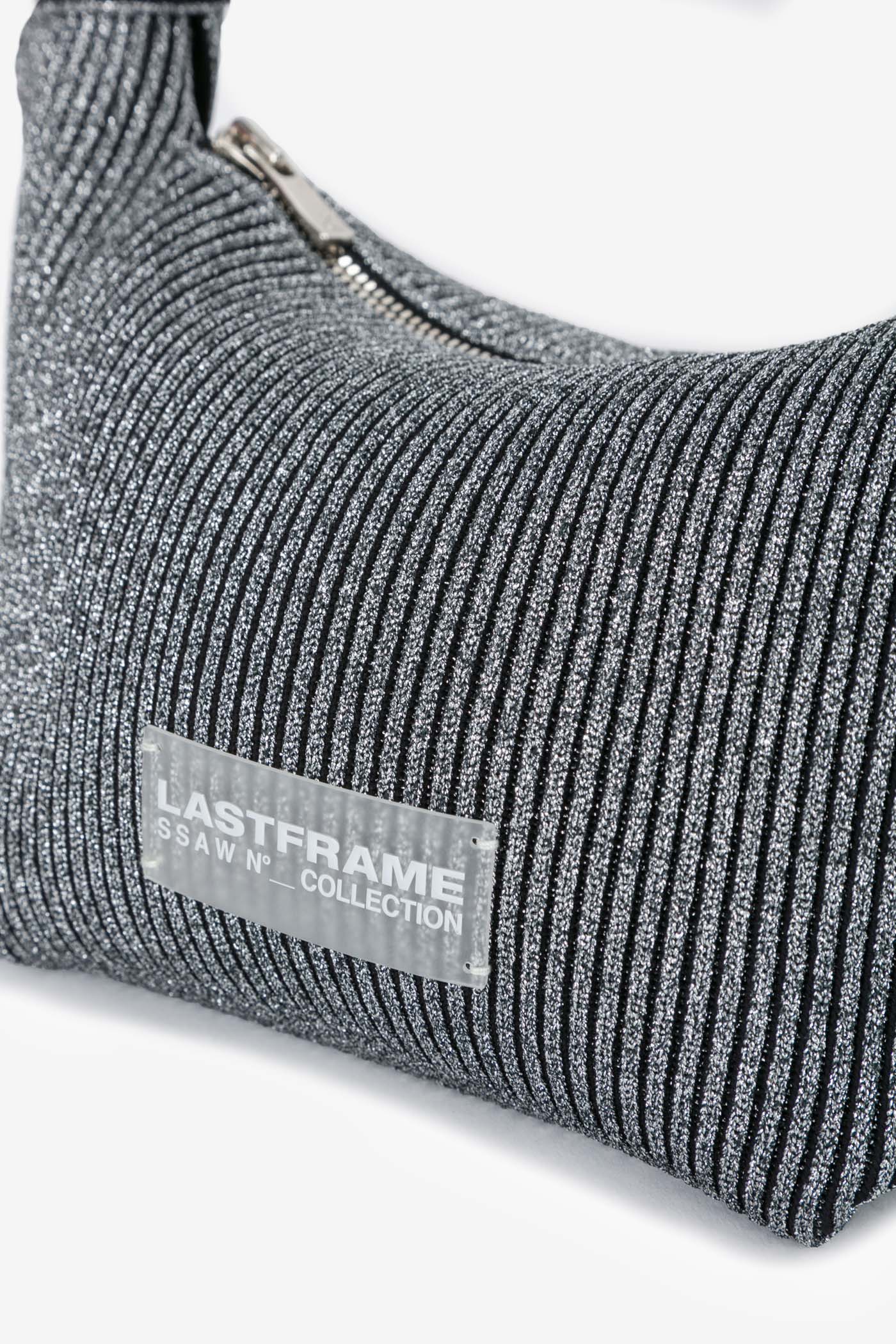 KYOTO METALLIC OBI BAG / DARK SILVER × BLACK – LASTFRAME