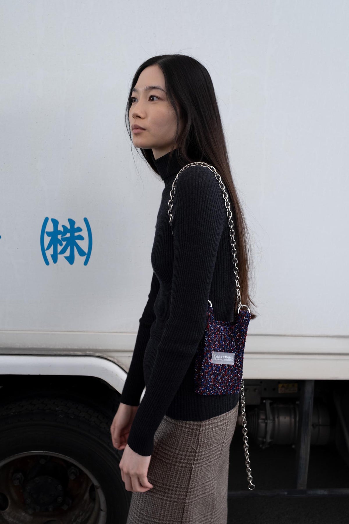 MARKET BAG MICRO / KASURI Red × Blue