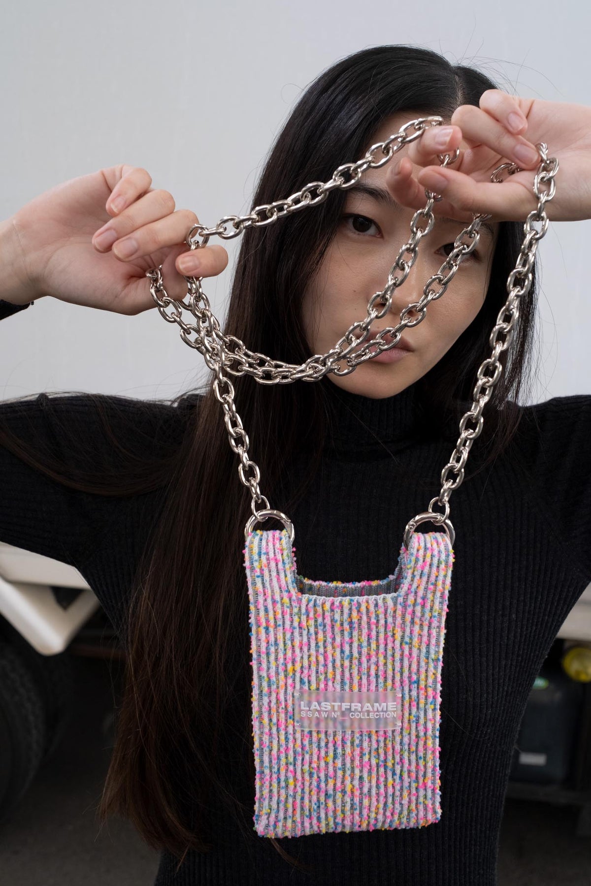 MARKET BAG MICRO / KASURI Pink Multi